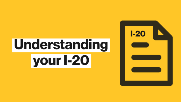 Understanding your I-20