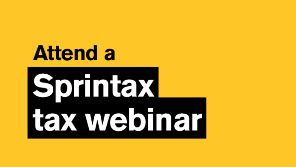 Attend a Sprintax tax webinar